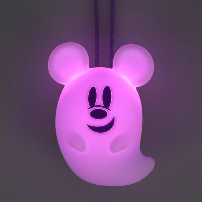 TDR - 2025 Mickey & Friends Disney Halloween "Spook Ghost Night!" Collection x Mickey Mouse Ghost Light Up Necklace (Release Date: Sept 16, 2025)