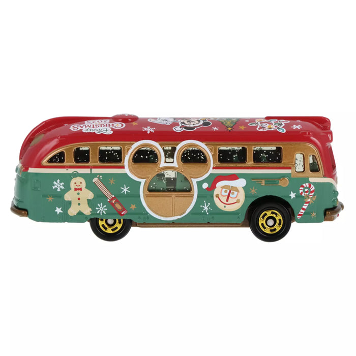 TDR - 2025 Mickey & Friends "Holly Jolly Christmas" Collection x Mickey Mouse & Pluto Tomica Toy Car (Release Date: Nov 10, 2025)