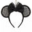 TDR - Minnie Mouse Polka Dot Lace Ear Headband Shaped Keychain (Black) (Relase Date: July 18, 2024)
