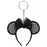 TDR - Minnie Mouse Polka Dot Lace Ear Headband Shaped Keychain (Black) (Relase Date: July 18, 2024)
