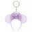 TDR - Minnie Mouse Polka Dot Lace Ear Headband Shaped Keychain (Purple) (Relase Date: July 18, 2024)