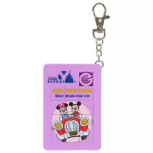 TDR - Tokyo Disney Resort Where dreams come true Mickey & Minnie Mouse Slide Puzzle Games Keychain (Relase Date: July 18, 2024)