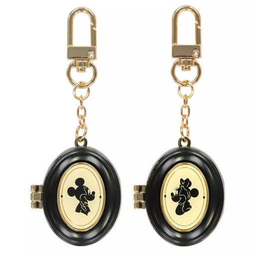 TDR - Mickey & Minnie Mouse "Silhouette" Keychains Set (Release Date: Oct 31, 2024)