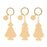 TDR - Belle, Rapunzel & Ariel "Dresses" Keychains Set (Release Date: Nov 14, 2024)