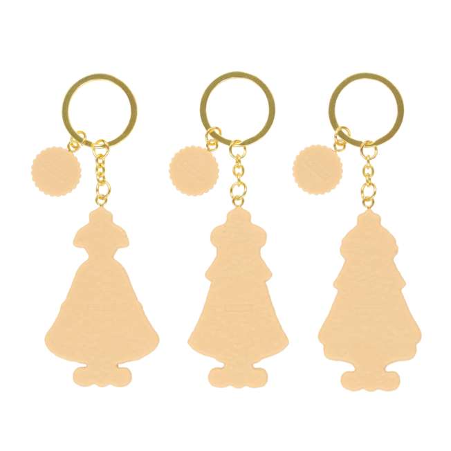 TDR - Belle, Rapunzel & Ariel "Dresses" Keychains Set (Release Date: Nov 14, 2024)