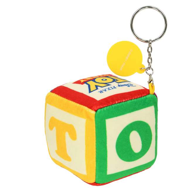 TDR - Toy Story Theme Alphabet Block Plush Keychain