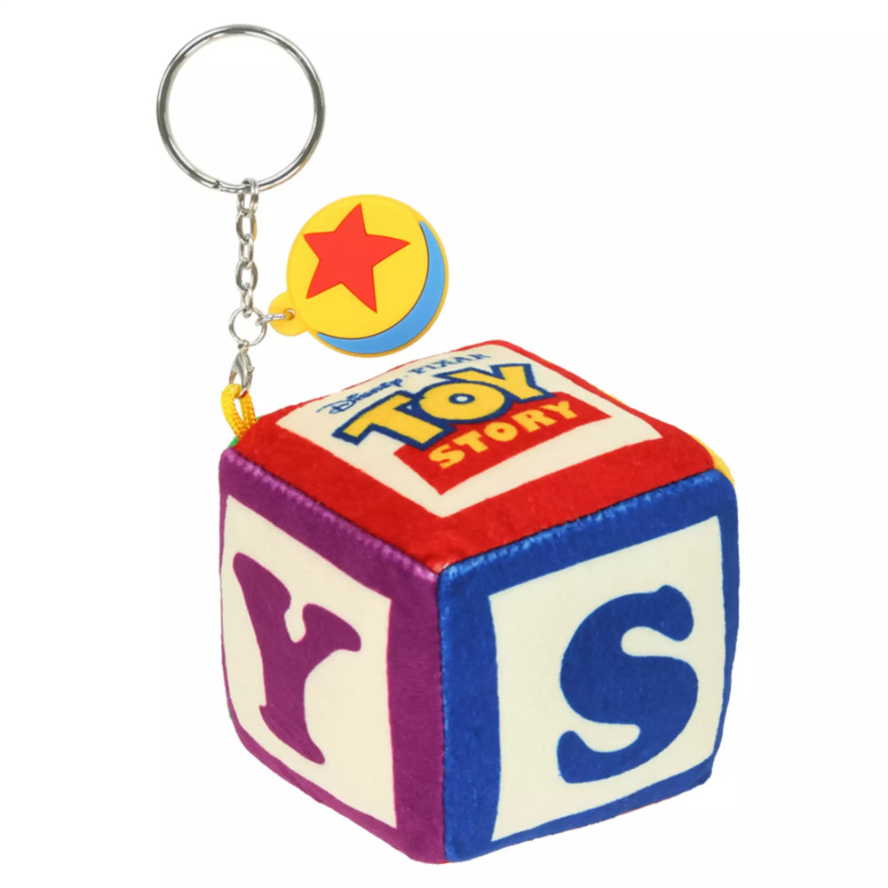 TDR - Toy Story Theme Alphabet Block Plush Keychain
