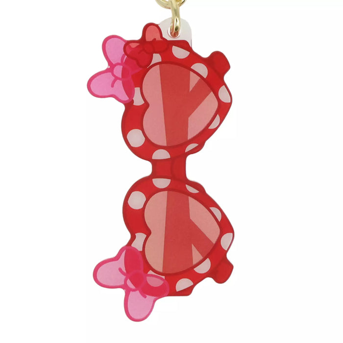TDR - Mickey & Minnie Mouse "Sunglasses" Shaped Keychains Set of 2 (Release Date: July 17, 2025)