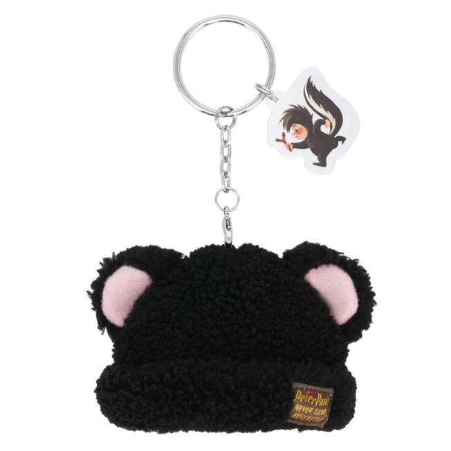 TDR - Fantasy Springs "Peter Pan Never Land Adventure" Collection x Lost Children "Skunk" Fluffy Hat with Ears Shaped Keychain (Release Date: Oct 30, 2025)