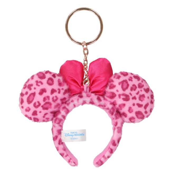 TDR - Enjoy Winter Fashion Collection x Minnie Mouse Leopard Print Headband Keychain (Release Date: Oct 16, 2025)