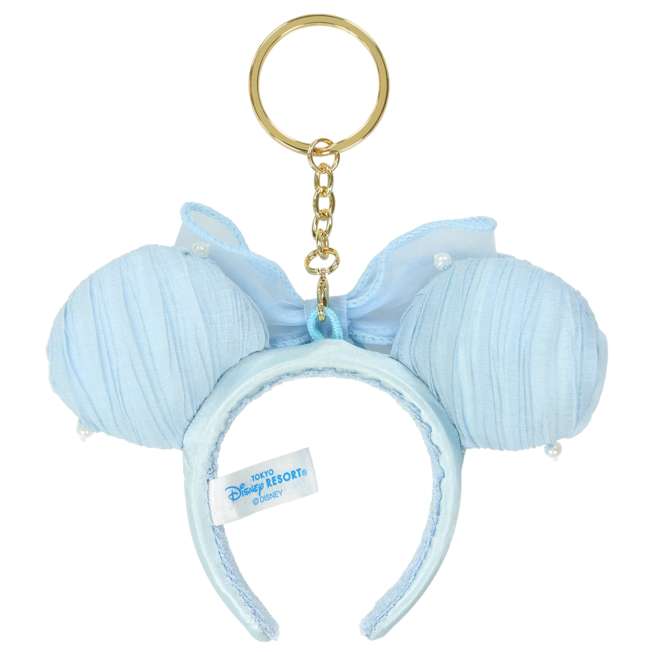 TDR - Tokyo Disney Sea's 24th Anniversary "Mermaid Lagoon" Collection x Minnie Mouse "Mermaid Lagoon" Inspired Ear Headband Keychain (Release Date: Sept 4, 2025)