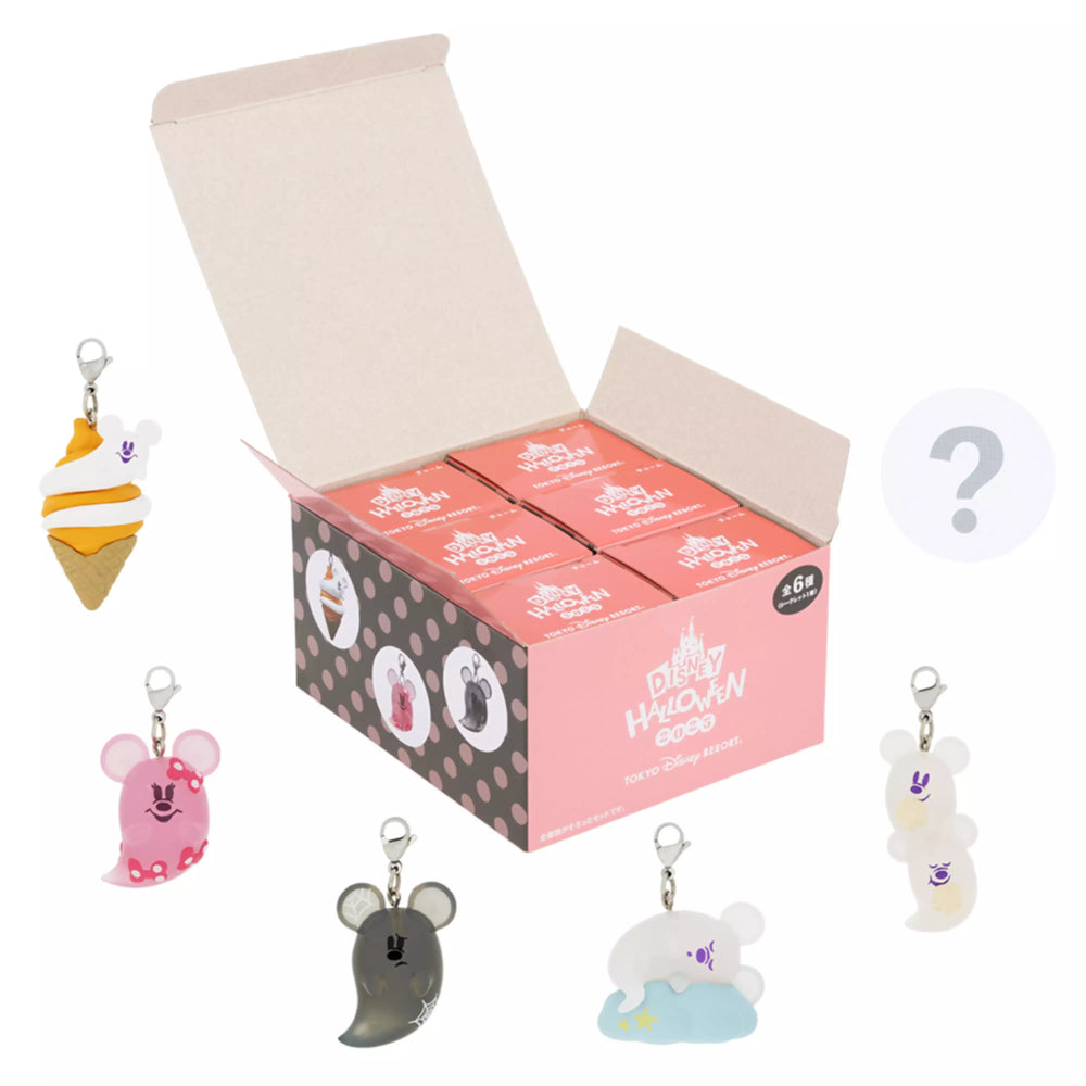 TDR - 2025 Mickey & Friends Disney Halloween "Spook Ghost Night!" Collection x Mickey Mouse Ghost Mystery Charms Whole Box Set (Release Date: Sept 16, 2025)