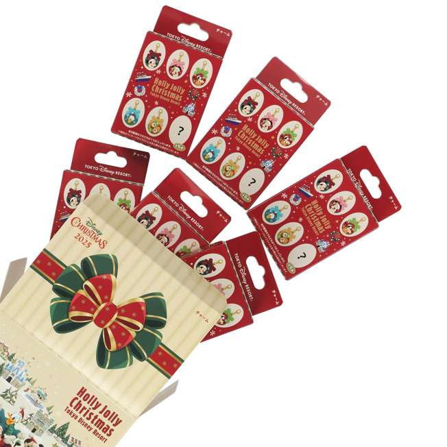 TDR - 2025 Mickey & Friends "Holly Jolly Christmas" Collection x Mickey Mouse & Frineds Mystery Charms Whole Box Set (Release Date: Nov 10, 2025)