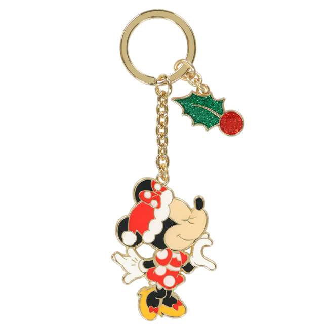 TDR - 2025 Mickey & Friends "Holly Jolly Christmas" Collection x Mickey & Minnie Mouse Keychain Set (Release Date: Nov 10, 2025)