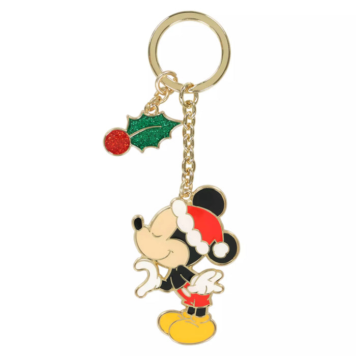 TDR - 2025 Mickey & Friends "Holly Jolly Christmas" Collection x Mickey & Minnie Mouse Keychain Set (Release Date: Nov 10, 2025)