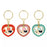 TDR - Minnie Mouse "Heart Shaped" Keychains Set of 3 (Release Date: Apr 30, 2026)