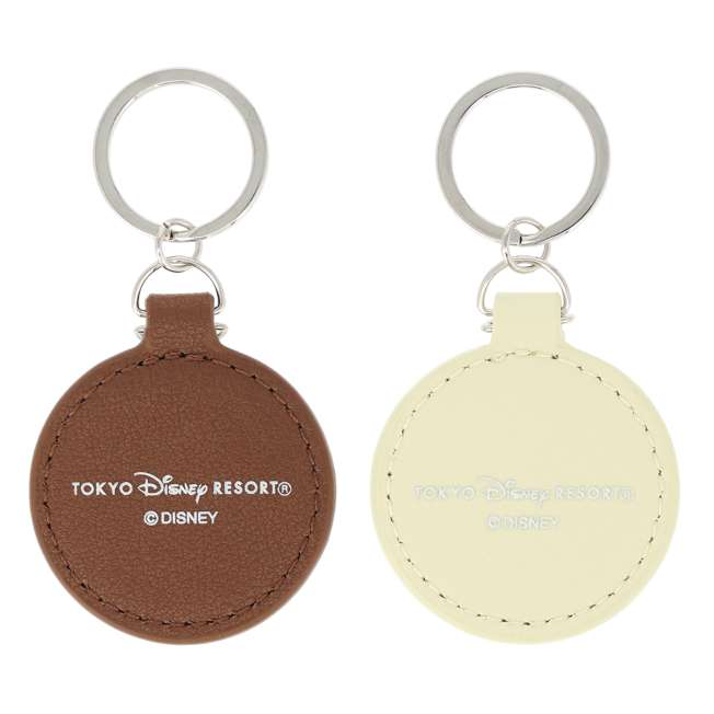 TDR - Mickey & Minnie Mouse "Tokyo Disney Resort" Leather Keychains Set of 2 (Release Date: Apr 30, 2026)