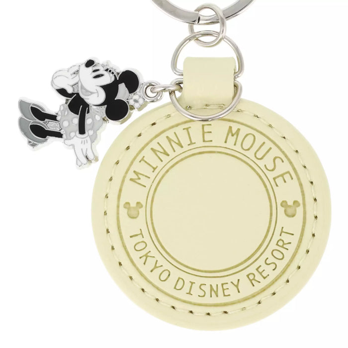 TDR - Mickey & Minnie Mouse "Tokyo Disney Resort" Leather Keychains Set of 2 (Release Date: Apr 30, 2026)