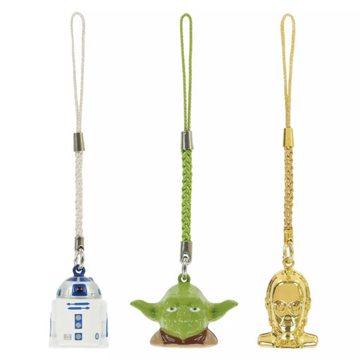TDR - 2026 "Star Wars/Mandalorian and Grogu" x "R2-D2", "Yoda" and "C-3PO" Bell Strap/Keychains Set of 3 (Release Date: Apr 8, 2026)