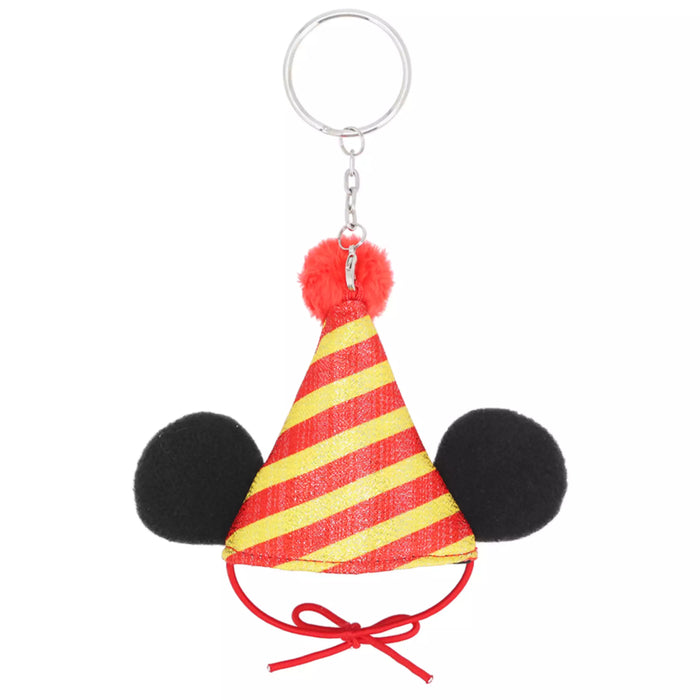TDR - 2026 Mickey & Minnie Mouse "Happiest Birthday!" Collection x Mickey Mouse Party Hat Shaped Keychain (Release Date: Oct 29, 2026)