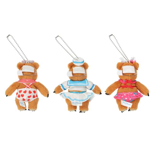 TDR - Country Bear Jamboree Summer 2025 Plush Keychain - The Sun Bonnet Trio (Release Date: Jun 5, 2025)
