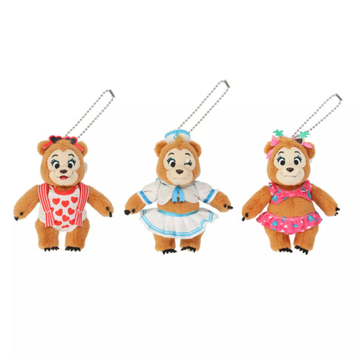 TDR - Country Bear Jamboree Summer 2025 Plush Keychain - The Sun Bonnet Trio (Release Date: Jun 5, 2025)