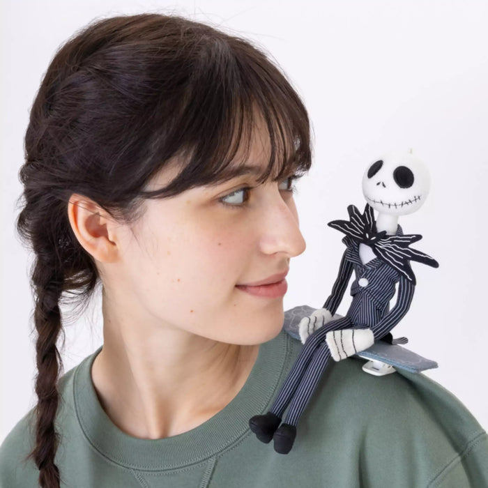 TDR - Tim Burton's "The Nightmare Before Christmas x Jack Skellington Shoulder Plush Toy & Keychain with Clips (Release Date: Sept 18, 2025)