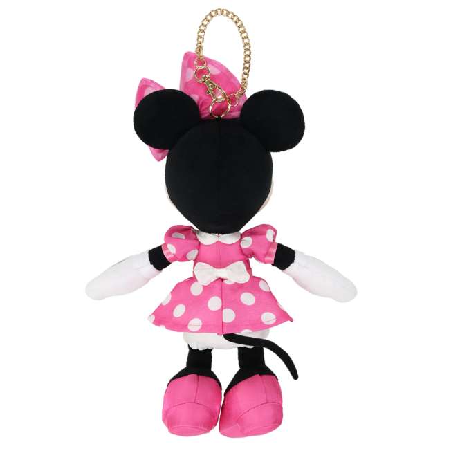 TDR - Tokyo Disney Resort "Minnie Mouse Style x Minnie Mouse Plush Keychain Color: Pink