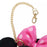 TDR - Tokyo Disney Resort "Minnie Mouse Style x Minnie Mouse Plush Keychain Color: Pink