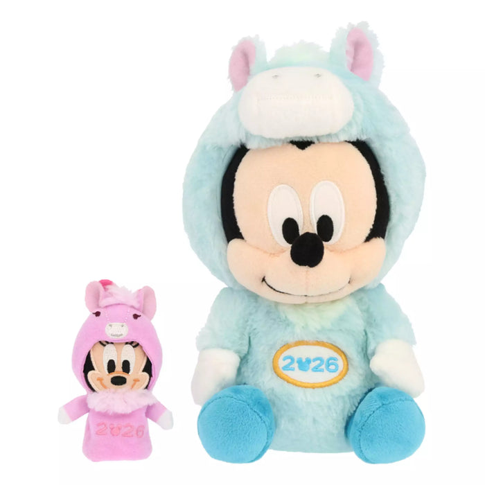 TDR - 2026 Happy New Year Mickey & Friends Collection x Mickey Mouse Year of the Horse Zodiac Plush Toy with Minnie Mouse Finger Puppet (Release Date: Nov 17, 2025)