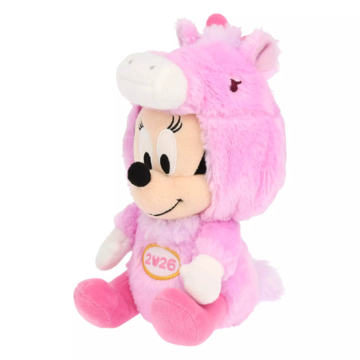 TDR - 2026 Happy New Year Mickey & Friends Collection x Minnie Mouse Year of the Horse Zodiac Plush Toy with Mickey Mouse Finger Puppet (Release Date: Nov 17, 2025)