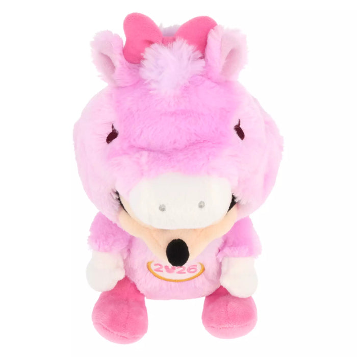 TDR - 2026 Happy New Year Mickey & Friends Collection x Minnie Mouse Year of the Horse Zodiac Plush Toy with Mickey Mouse Finger Puppet (Release Date: Nov 17, 2025)