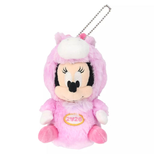 TDR - 2026 Happy New Year Mickey & Friends Collection x Minnie Mouse Year of the Horse Zodiac Plush Keychain (Release Date: Nov 17, 2025)