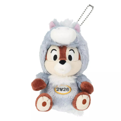 TDR - 2026 Happy New Year Mickey & Friends Collection x Chip Year of the Horse Zodiac Plush Keychain (Release Date: Nov 17, 2025)