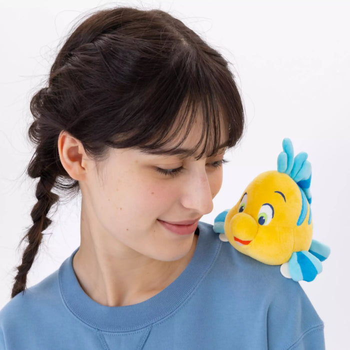TDR - Tokyo Disney Sea's 24th Anniversary "Mermaid Lagoon" Collection x Flounder Shoulder Plush Toy & Keychain (Release Date: Sept 4, 2025)