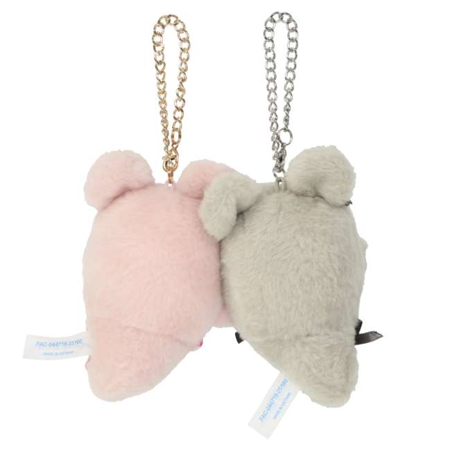 TDR - 2025 Mickey & Friends Disney Halloween "Spook Ghost Night!" Collection x Minnie Mouse Ghost with Ribbons Plush Keychains Set (Release Date: Sept 16, 2025)