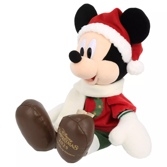 TDR - 2025 Mickey & Friends "Holly Jolly Christmas" Collection x Mickey Mouse with Christmas Themed Outfit Plush Toy (Release Date: Nov 10, 2025)