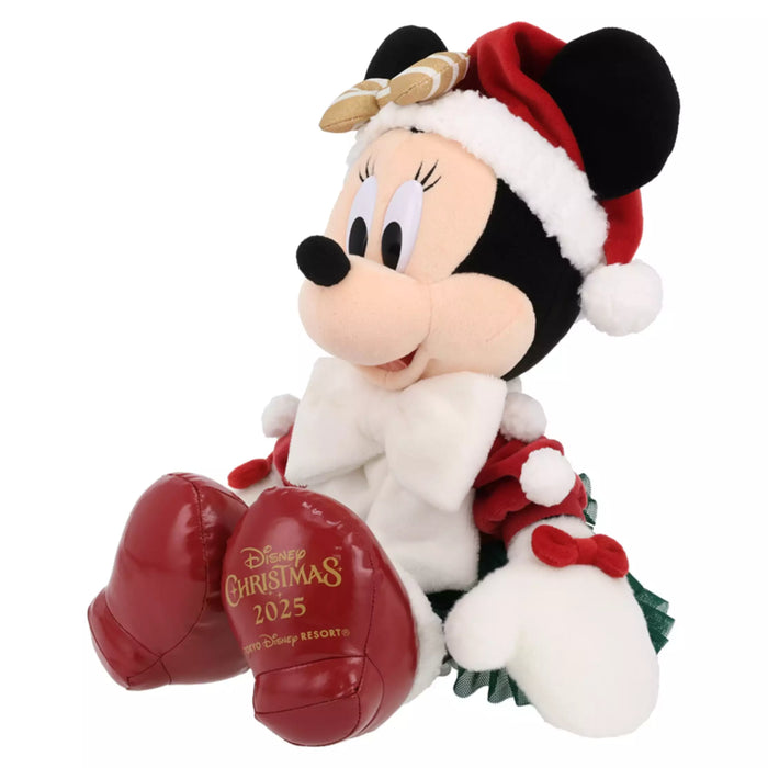TDR - 2025 Mickey & Friends "Holly Jolly Christmas" Collection x Minnie Mouse with Christmas Themed Outfit Plush Toy (Release Date: Nov 10, 2025)