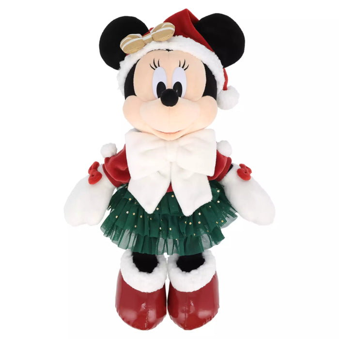 TDR - 2025 Mickey & Friends "Holly Jolly Christmas" Collection x Minnie Mouse with Christmas Themed Outfit Plush Toy (Release Date: Nov 10, 2025)