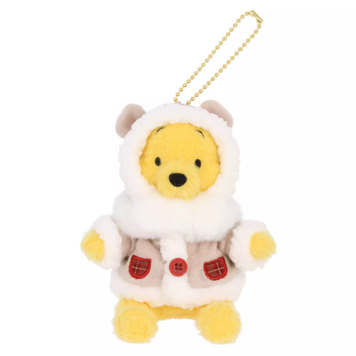TDR - 2025 Mickey & Friends "Holly Jolly Christmas" Collection x Winnie the Pooh with Soft Color Outfit Plush Keychain (Release Date: Nov 10, 2025)