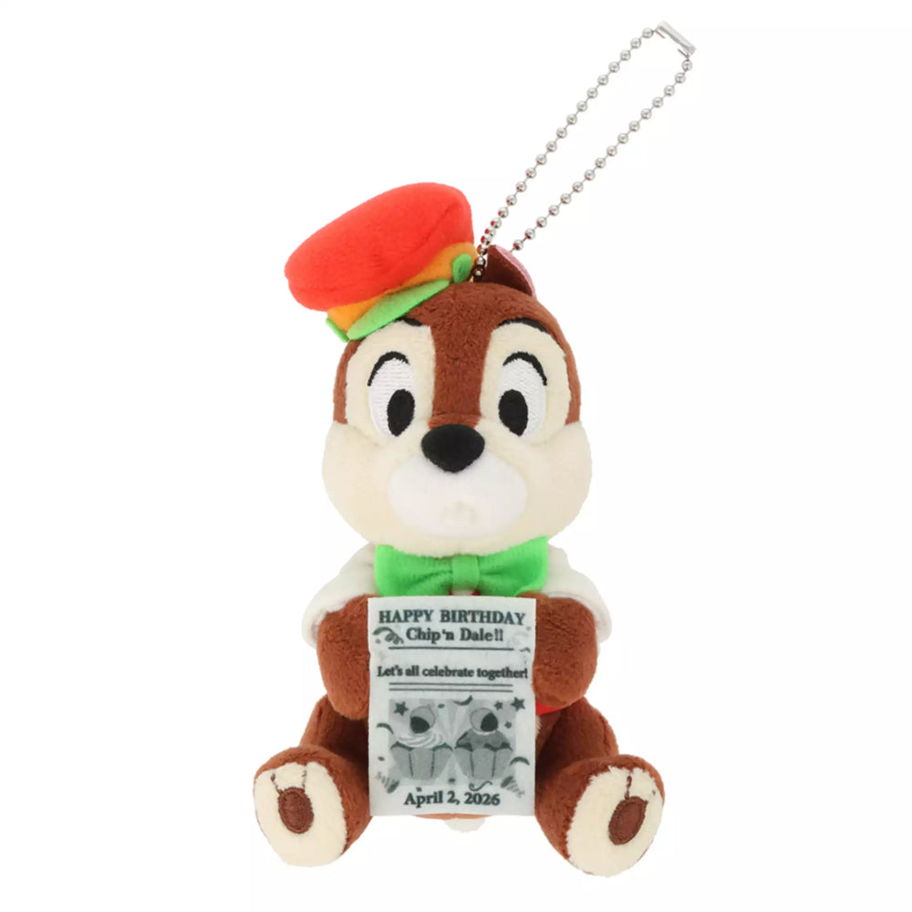 TDR - 2026 Chip "Happy Birthday" Plush Keychain