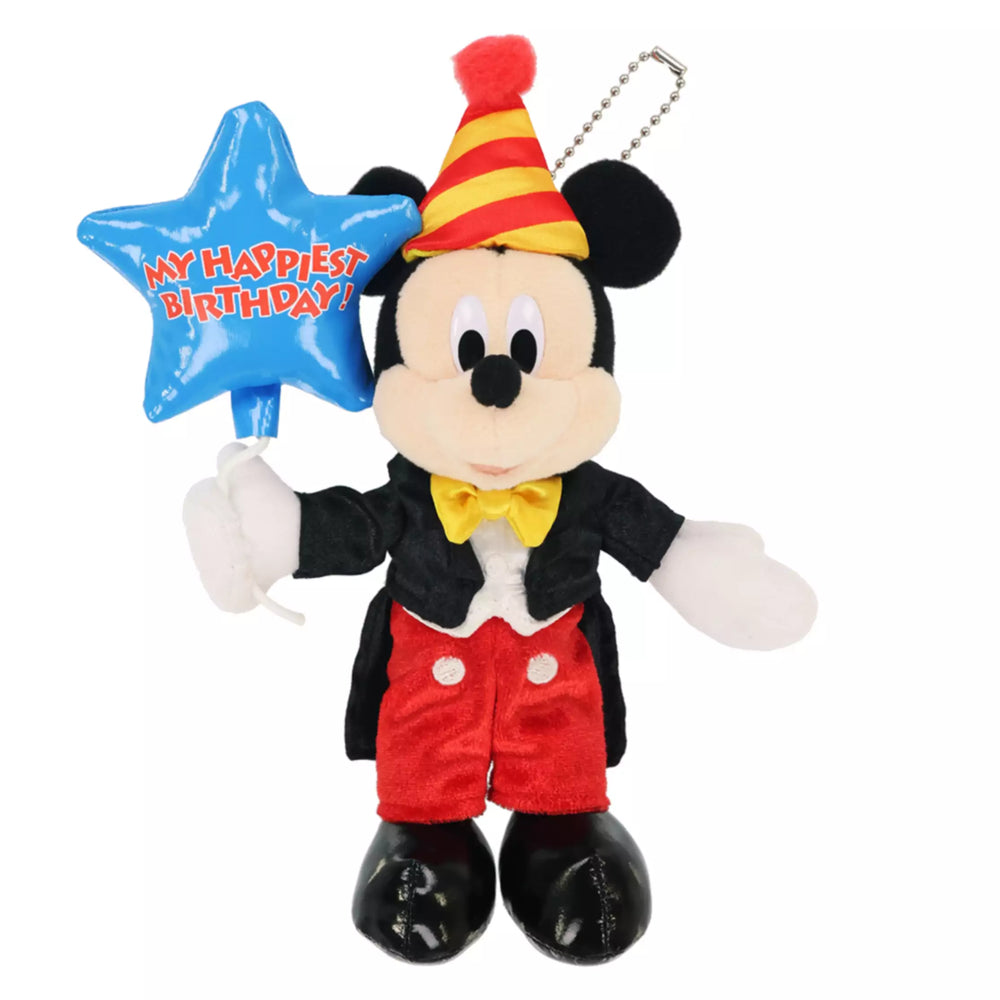 TDR - 2026 Mickey & Minnie Mouse "Happiest Birthday!" Collection x Mickey Mouse Plush Keychain (Release Date: Oct 29, 2026)