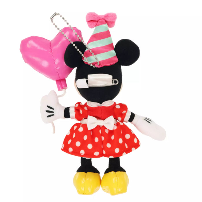 TDR - 2026 Mickey & Minnie Mouse "Happiest Birthday!" Collection x Minnie Mouse Plush Keychain (Release Date: Oct 29, 2026)
