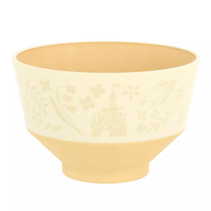 TDR - Mickey & Minnie Mouse "Wooden" Tea Bowl (Color: White)