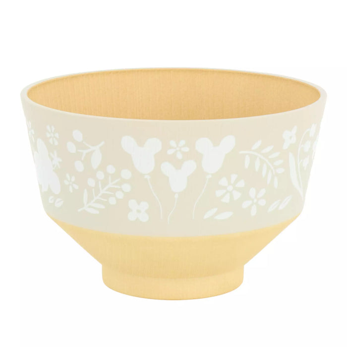 TDR - Mickey & Minnie Mouse "Wooden" Tea Bowl (Color: Grey)