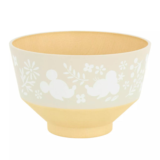 TDR - Mickey & Minnie Mouse "Wooden" Tea Bowl (Color: Grey)