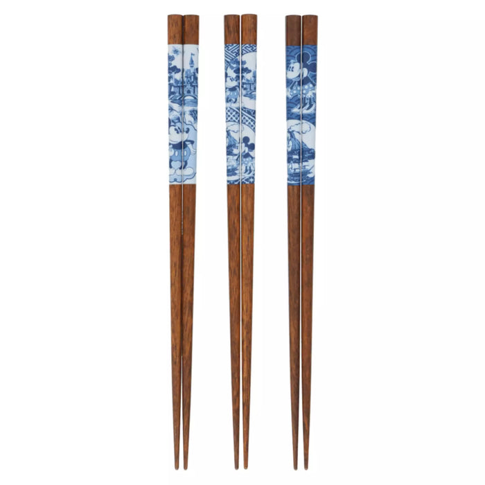 TDR - Mickey & Minnie Mouse Japan Design Chopsticks Set