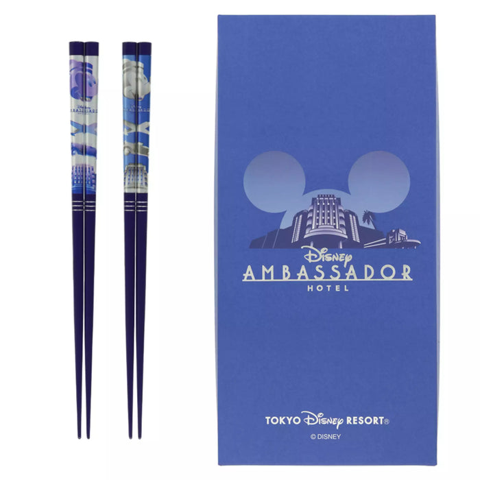 TDR - Disney Ambassador Hotel Mickey Mouse Chopsticks Box Set