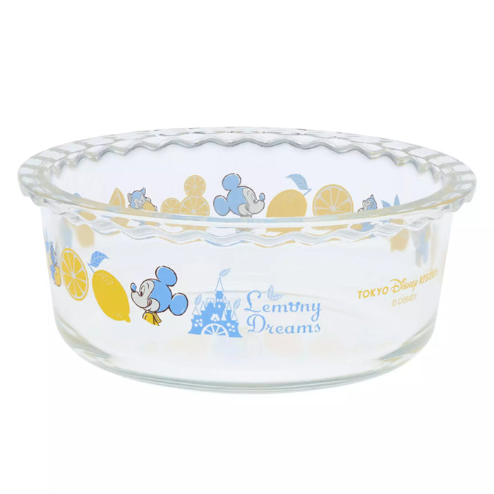 TDR - Mickey & Minnie Mouse "Lemony Dreams" Collection x Heat Resistant Glass Bowl (Release Date: Apr 24, 2025)