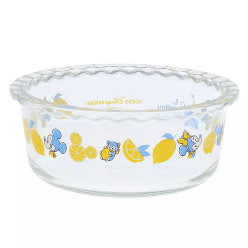 TDR - Mickey & Minnie Mouse "Lemony Dreams" Collection x Heat Resistant Glass Bowl (Release Date: Apr 24, 2025)